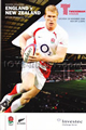 England v New Zealand 2008 rugby  Programme